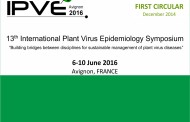 6-10 June 2016 13th International Plant Virus Epidemiology Symposium